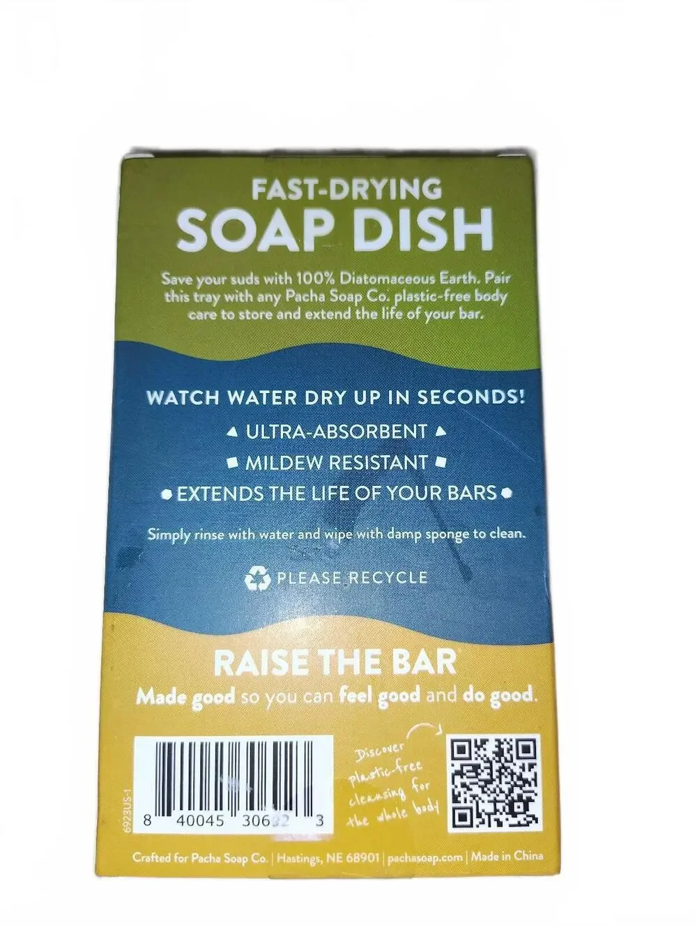 Pacha Soap Company Fast Drying Soap Dish